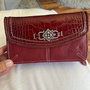 Brighten leather wallet
